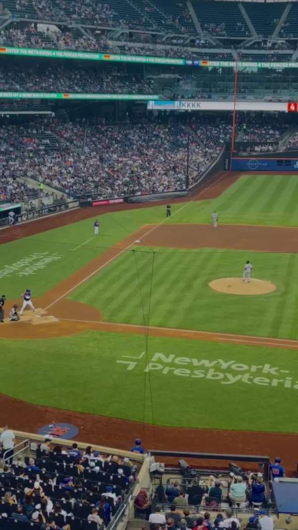 Citi Field, section: 312, row: 1, seat: 9