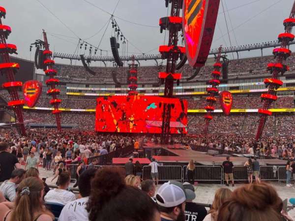 Gillette Stadium, section: 130, row: 6, seat: 4