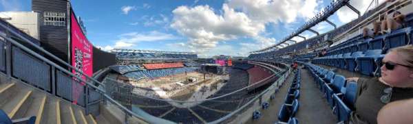 Gillette Stadium, section: 340, row: 2, seat: 18