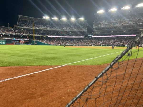 Nationals Park, section: 110, row: A, seat: 9