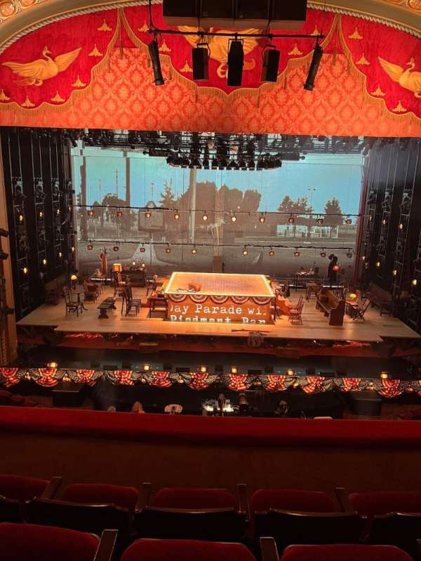 Bernard B. Jacobs Theatre, section: Mezzanine C, row: D, seat: 8