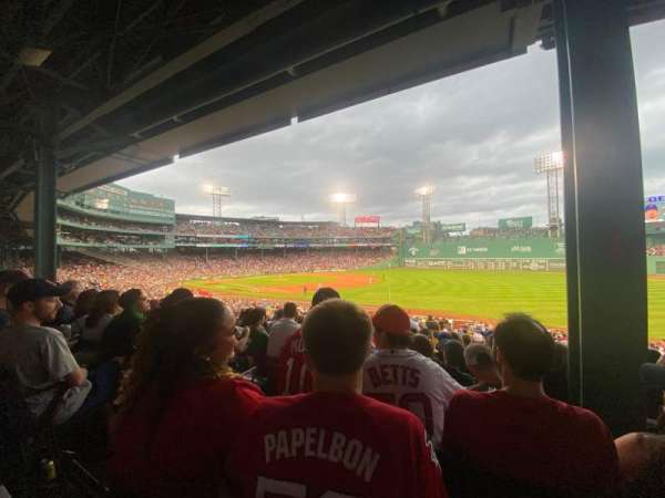 Fenway Park, section: Grandstand 9, row: 3, seat: 16
