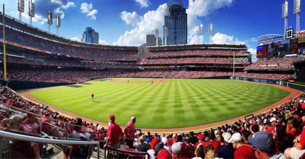 Great American Ball Park, section: 143, row: L, seat: 19