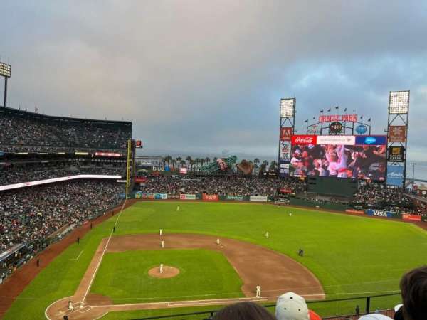 Oracle Park, section: VB310, row: E, seat: 12