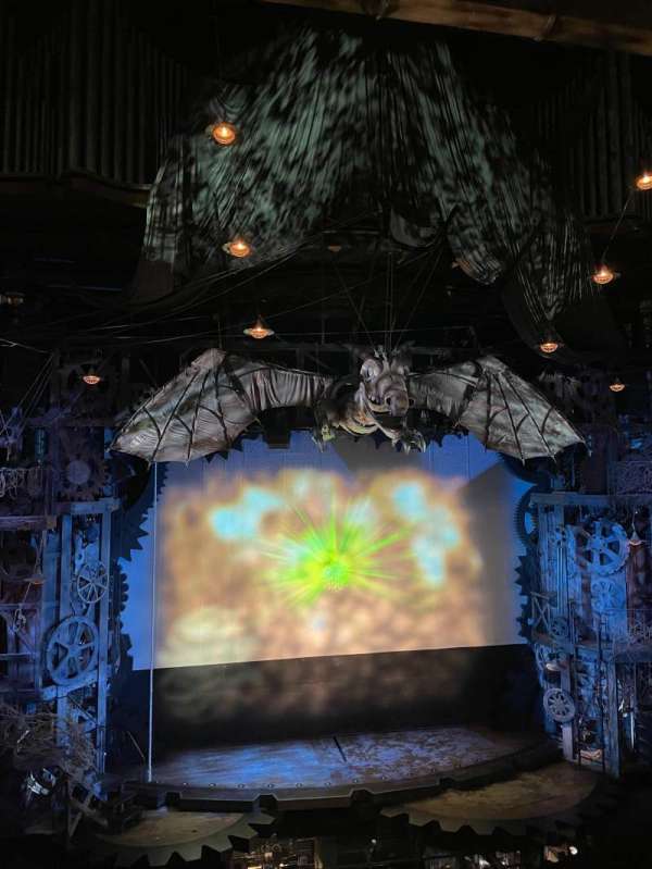 Apollo Victoria Theatre, section: Dress Circle, row: A, seat: 29