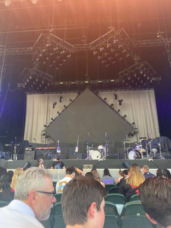 Ameris Bank Amphitheatre, section: Orch 2, row: B, seat: 11