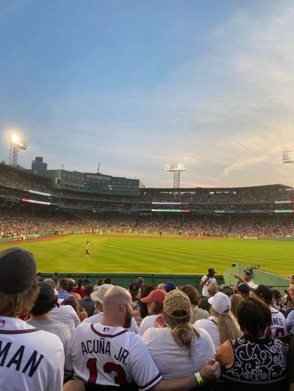 Fenway Park, section: Bleacher 42, row: 12, seat: 19