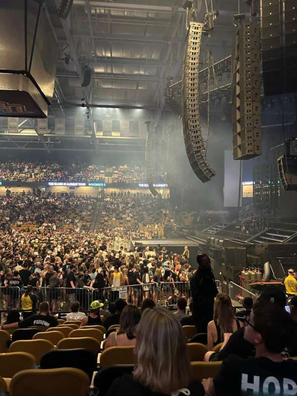 Addition Financial Arena, section: 114, row: L, seat: 4