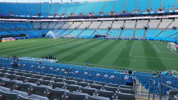 Bank of America Stadium, section: 341, row: 7, seat: 1
