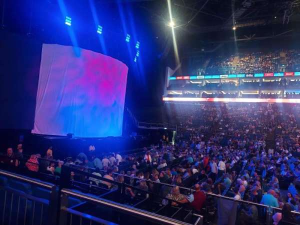 The O2, London, section: 101, row: J, seat: 45