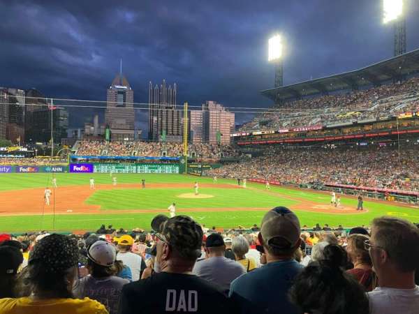 PNC Park, section: 123, row: M, seat: 5