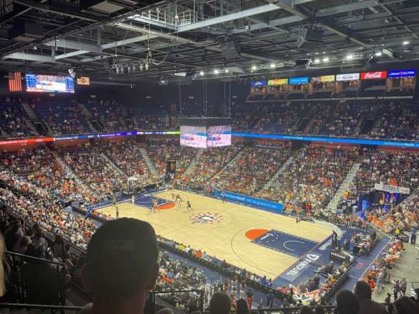 Mohegan Sun Arena, section: 115, row: J, seat: 17