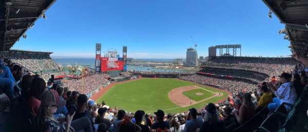 Oracle Park, section: VB327, row: 16, seat: 14