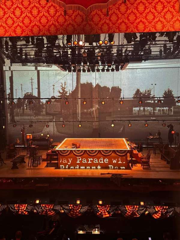 Bernard B. Jacobs Theatre, section: Mezzanine C, row: A, seat: 106