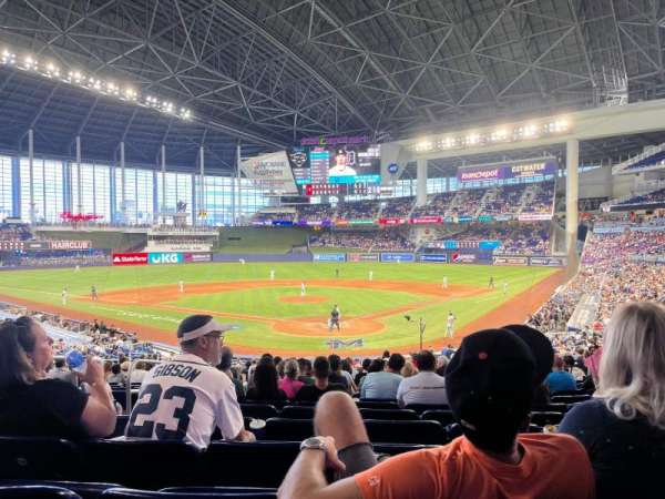 LoanDepot Park, section: 15, row: 14, seat: 12