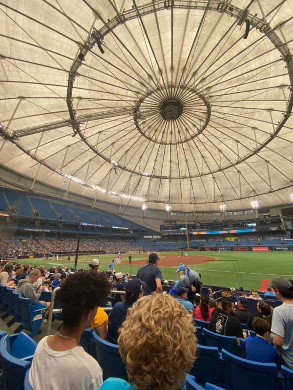 Tropicana Field, section: 126, row: P, seat: 6