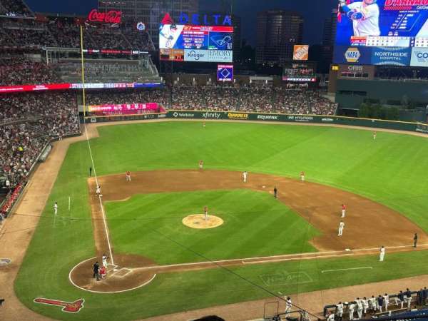 Truist Park, section: 323, row: 3, seat: 15