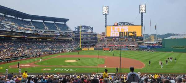 PNC Park, section: 110, row: AA, seat: 2