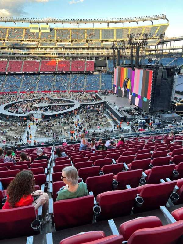 Gillette Stadium, section: CL30, row: 18, seat: 9