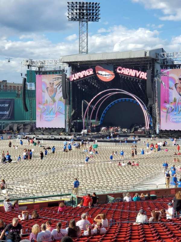 Fenway Park, section: Grandstand 12, row: 5, seat: 8