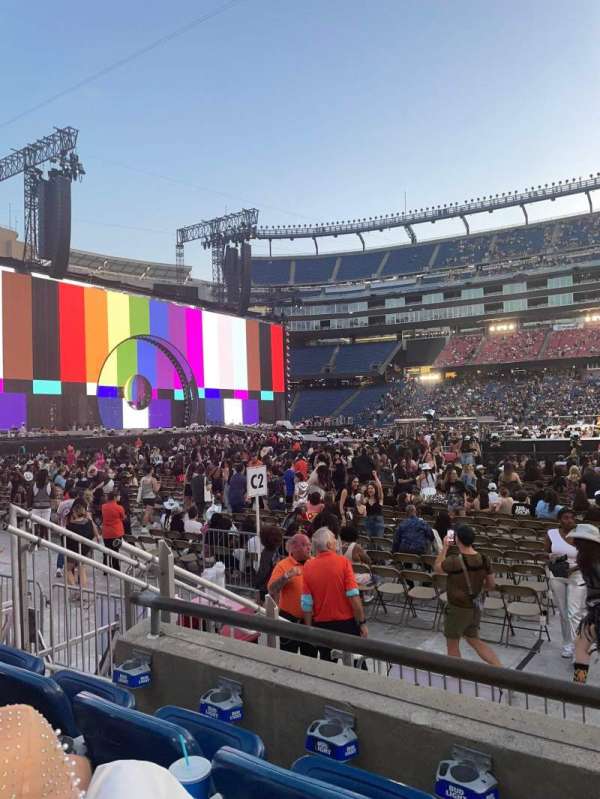 Gillette Stadium, section: 109, row: 3, seat: 15