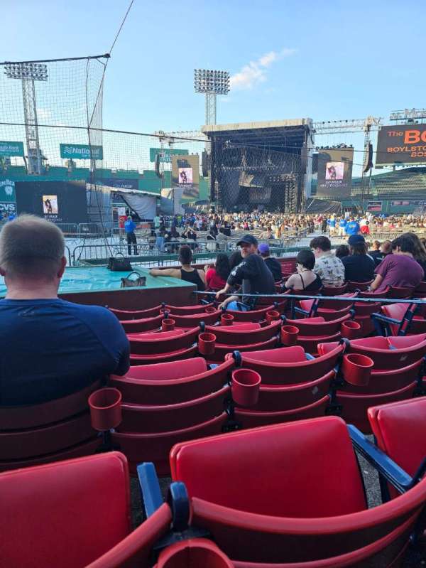 Fenway Park, section: Field Box 22, row: H, seat: 4