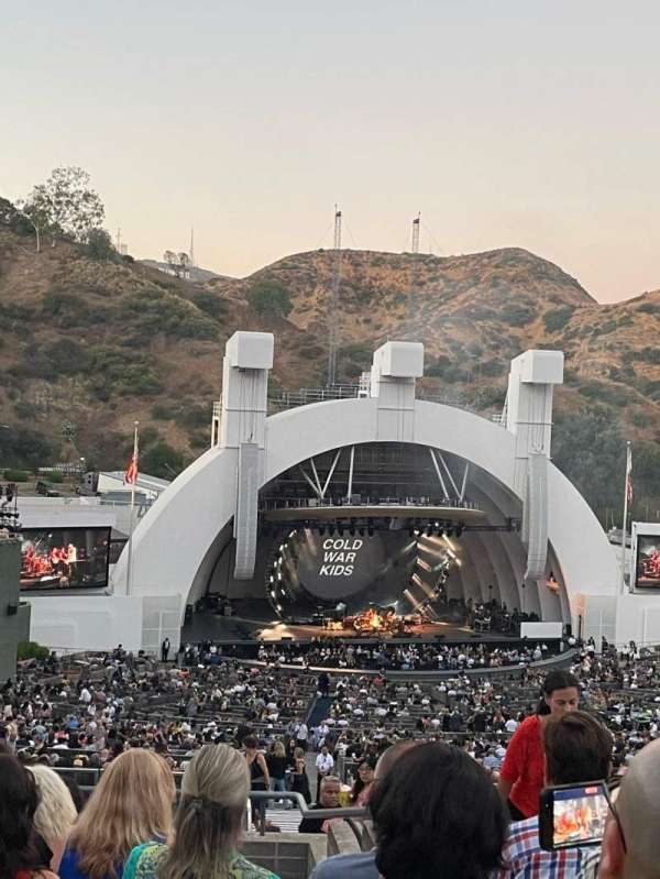 Hollywood Bowl, section: P1, row: 10, seat: 36