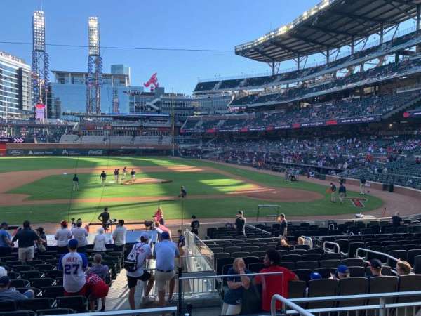 Truist Park, section: 131, row: 4, seat: 1