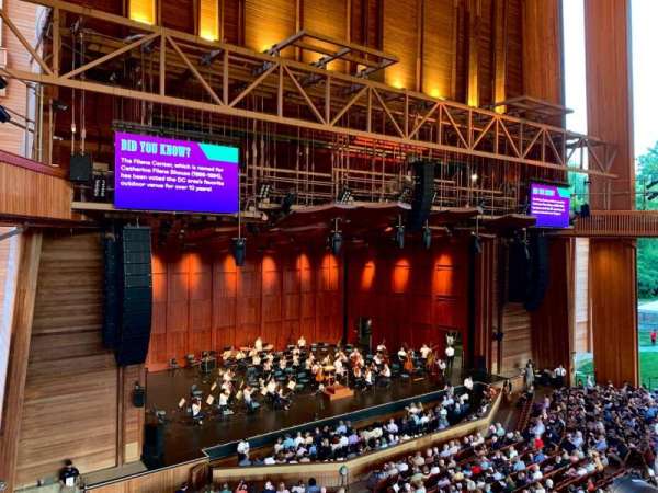 Filene Center, section: Box 7, row: 1, seat: 8