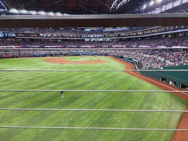 Globe Life Field, section: 140, row: 1, seat: 1