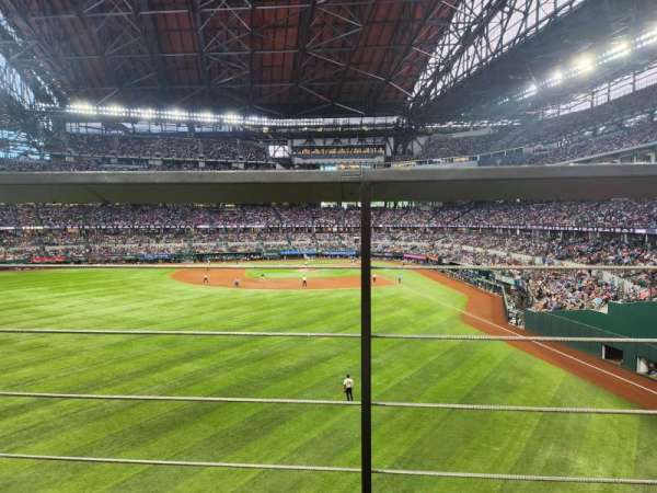 Globe Life Field, section: 140, row: 1, seat: 2