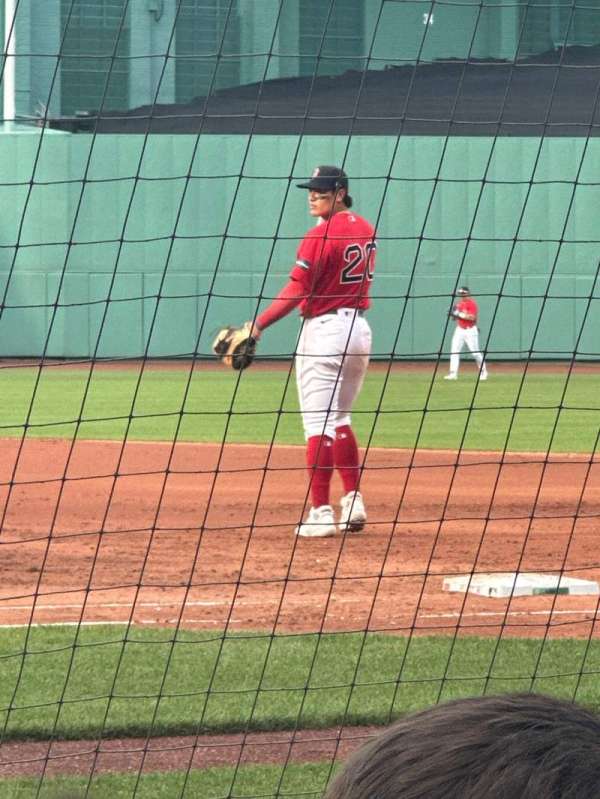 Fenway Park, section: Field Box 31, row: A, seat: 2
