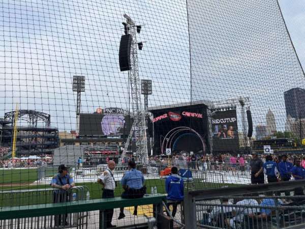 PNC Park, section: 10, row: G, seat: 2
