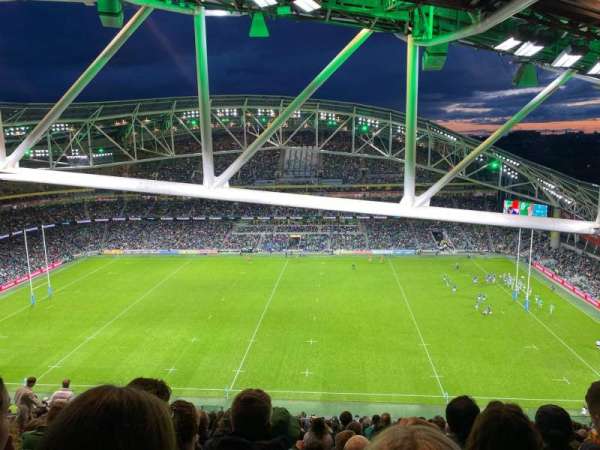 Aviva Stadium, section: 504, row: DD, seat: 1