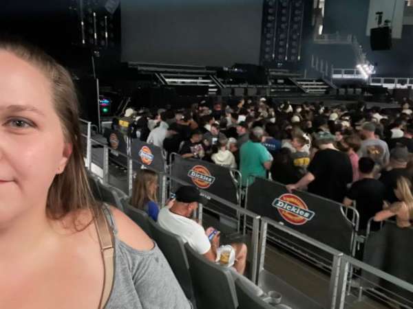 Dickies Arena, section: 125, row: 3, seat: 4