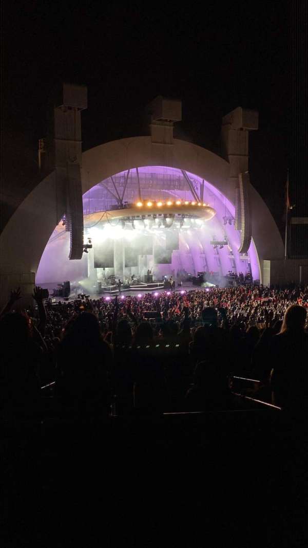 Hollywood Bowl, section: k2, row: 1, seat: 14