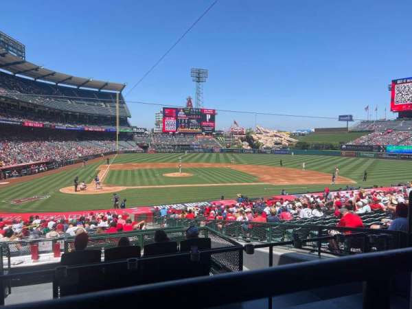 Angel Stadium, section: 221, row: A, seat: 17
