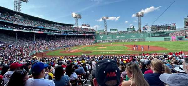 Fenway Park, section: Loge Box 117, row: KK, seat: 4