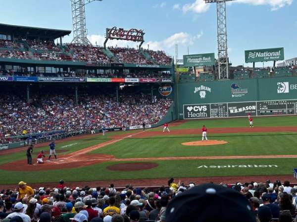 Fenway Park, section: Loge Box 117, row: Kk, seat: 4