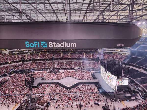 SoFi Stadium, section: 444, row: 2, seat: 2