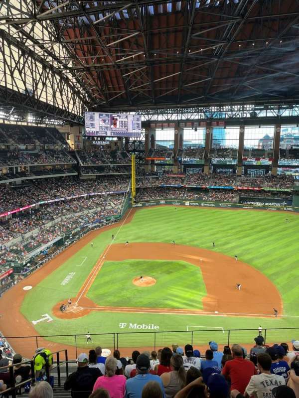 Globe Life Field, section: 223, row: 10, seat: 2