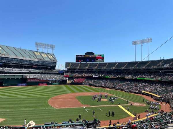 Oakland Coliseum, section: 224, row: 8, seat: 2