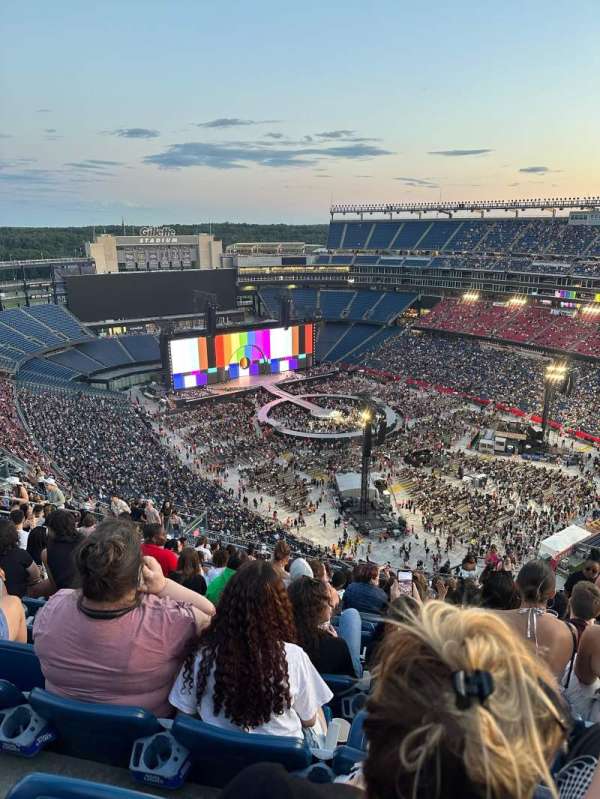 Gillette Stadium, section: 301, row: 24, seat: 3