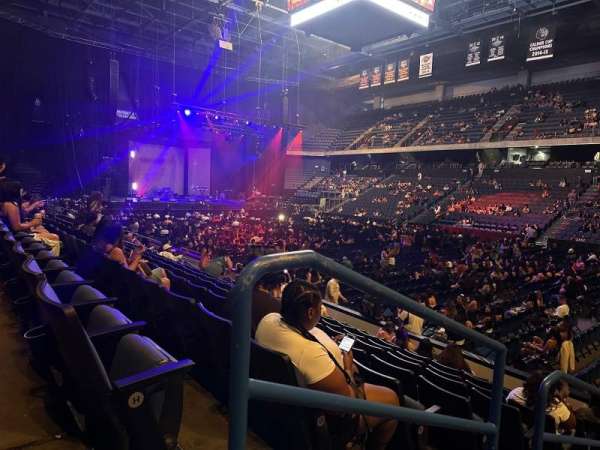 Toyota Arena, section: 114, row: I, seat: 20