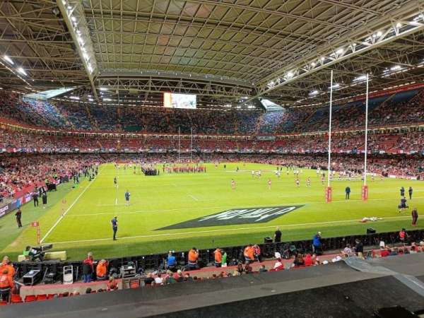Principality Stadium, section: N4, row: 1, seat: 9