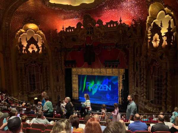 Ohio Theatre, Columbus, section: Mezzanine B, row: G, seat: 24