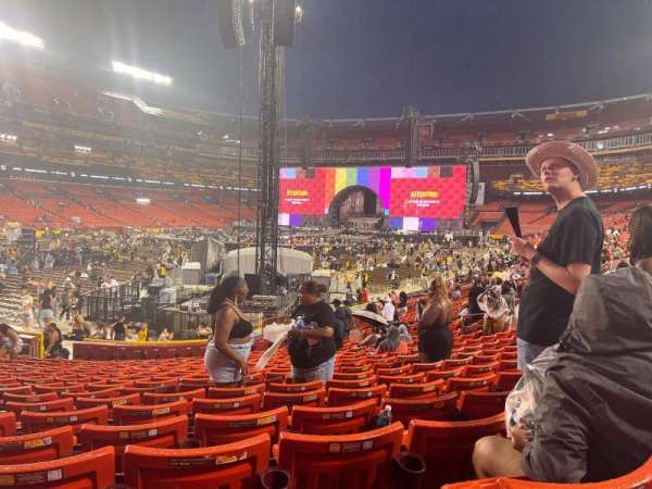 Northwest Stadium, section: 128, row: 19, seat: 9