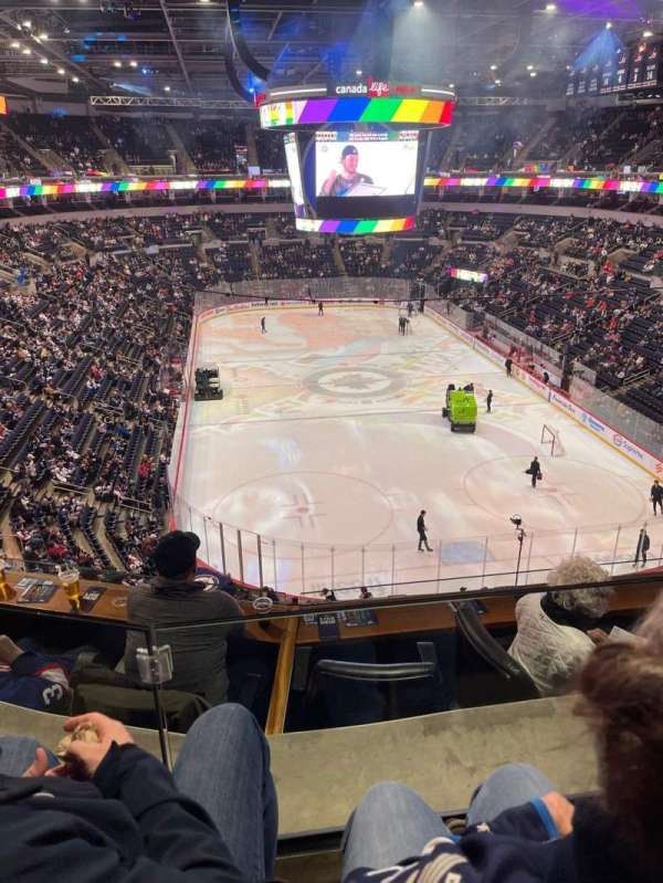 Canada Life Centre, section: 329, row: 2, seat: 10