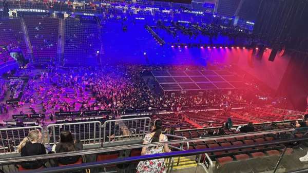 Prudential Center, section: 116, row: 2