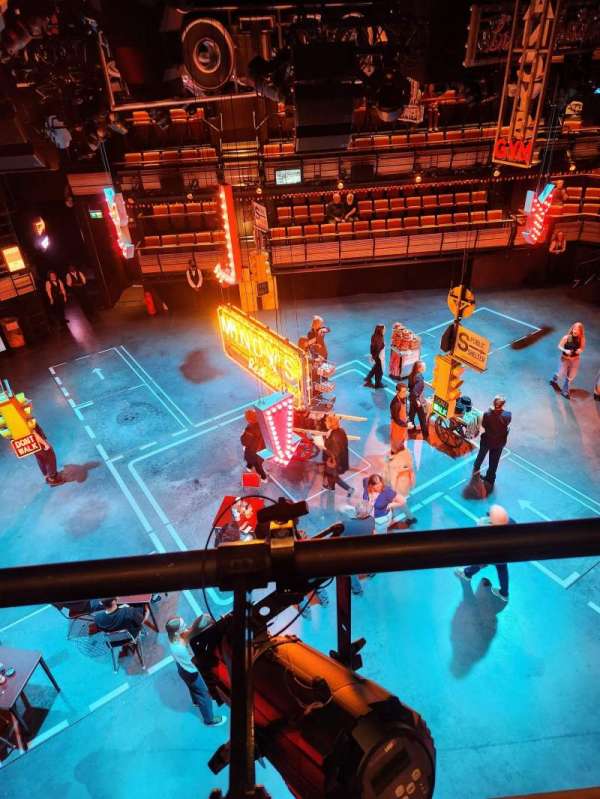 Bridge Theatre, section: Gallery 2, row: A, seat: 69